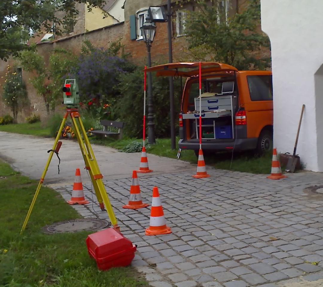 Vermessung im Außendienst 